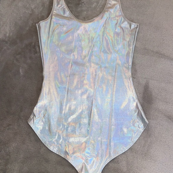 Holographic Alien Women's One Piece - Picture 2 of 4